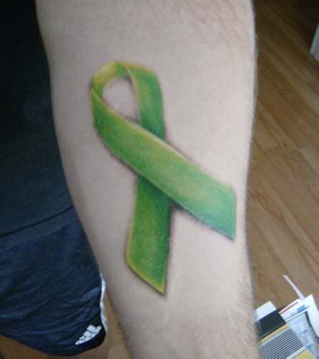 Lymphoma Ribbon Tattoo - | Ribbon tattoo, Believe tattoos, Ribbon tattoos