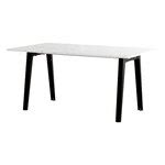 TIPTOE New Modern table 160 x 95 cm, recycled plastic - graphite black | Finnish Design Shop