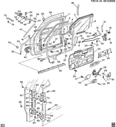 Gmc sierra parts diagram