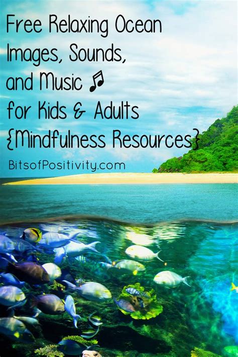 Free Relaxing Ocean Images, Sounds, and Music for Kids and Adults {Mindfulness Resources} - Bits ...