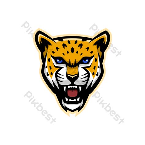 illustration of jaguar face mascot logo vector design-animal esport ...