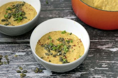 Curried parsnip soup - Cook Veggielicious