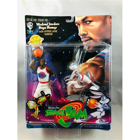 Space Jam Michael Jordon Bugs Bunny Action Figure 1996 - Walmart.com - Walmart.com