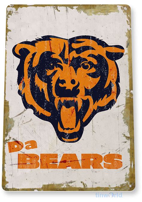 Chicago Bears Sign A918 - TinWorld Sports Signs, tinsign.com