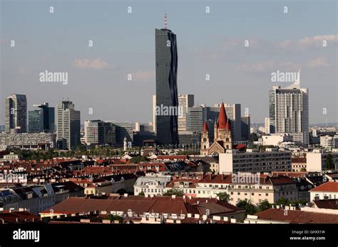 View of Vienna from the Wiener Riesenrad Ferris Wheel Stock Photo - Alamy