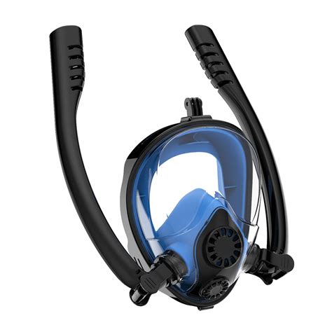 2019 New Anti Fog Full Face Diving Mask Women Men Kids Double Snorkels ...