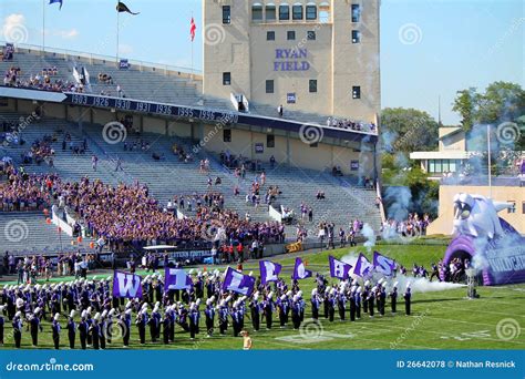 Northwestern Wildcats Football Editorial Stock Photo - Image of sport ...