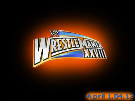 wrestlemania 28 logo wallpaper by i4u2010 on DeviantArt