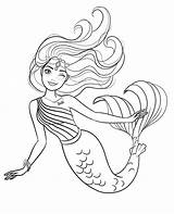 Barbie Sereia – Veja Mais De 60 Desenhos Pra Pintar Colorir E Imprimir sketch template
