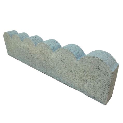 Scallop 2 ft. Concrete Edging-908456 - The Home Depot