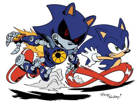 Sonic vs Metal Sonic | Sonic, Sonic the hedgehog, Hedgehog art