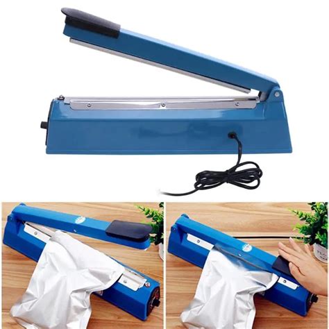 Manual Impulse Heat Sealer Poly Bag Machine Plastic sealing machine ...