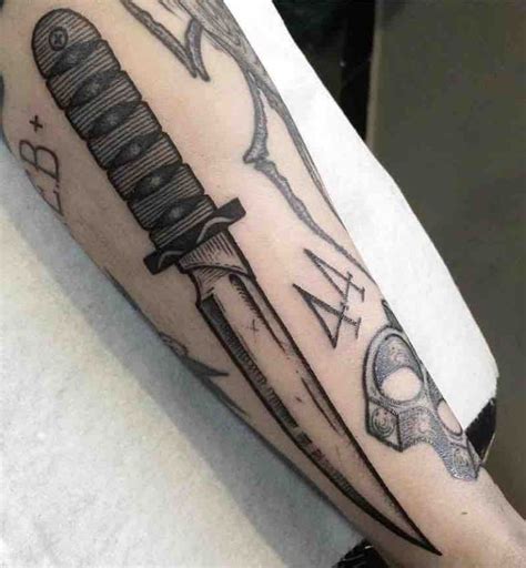 Pin on knife tats