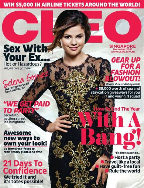 Selena Gomez - CLEO Magazine Singapore - December 2015 Issue • CelebMafia