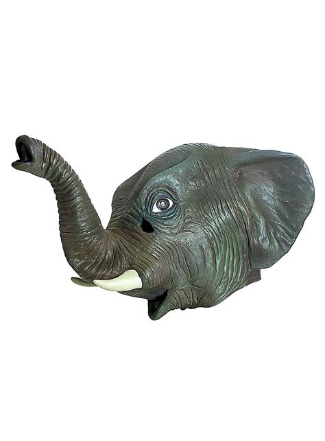 Elephant Full Mask Made of Latex - maskworld.com