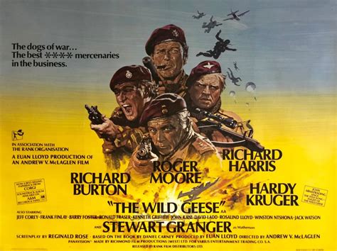 The Wild Geese Movie Poster - Vintage Movie Posters