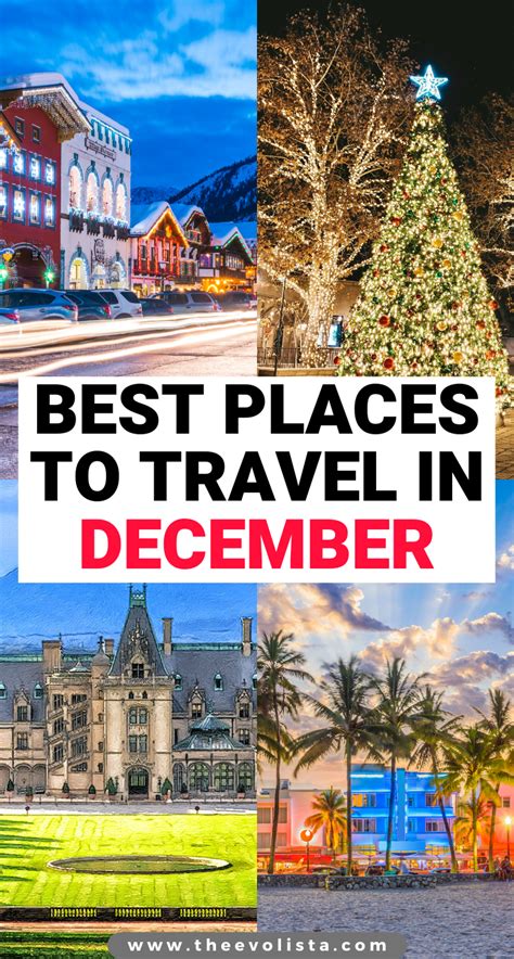 Best Places to Travel in December in the USA & Abroad - THE EVOLISTA ...