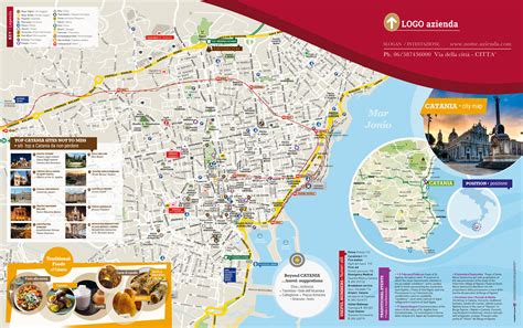 Mappa di Catania - Cartina di Catania Personalizzata