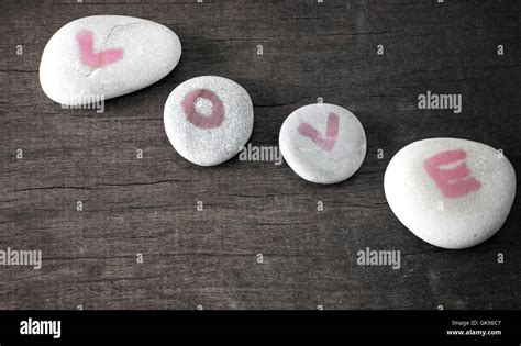 love on rocks Stock Photo - Alamy