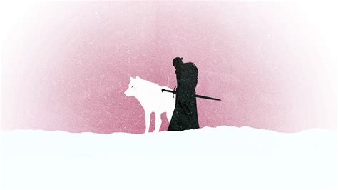 Jon Snow Game Of Thrones Minimalism Wallpaper,HD Tv Shows Wallpapers,4k ...