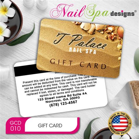 Plastic Gift Cards – Nail Spa Designs