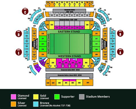 Suncorp Stadium Broncos Seating Plan | Elcho Table