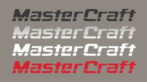 MasterCraft boats logo 3M premium quality decals set of 2 choose color ...