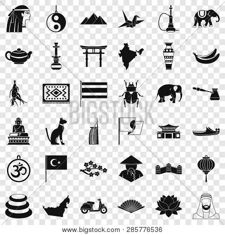 Asia Icons Set. Vector & Photo (Free Trial) | Bigstock