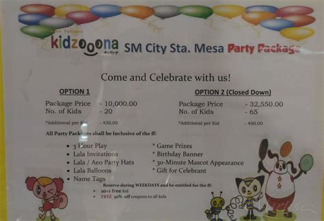 Kidzoona SM Sta Mesa | Admission Fee + Birthday Party Packages + Educational & Group Tour - xoxo ...