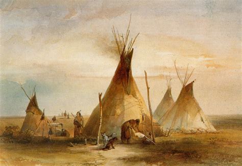 Why did the Sioux live in structures like those depicted in the image ...