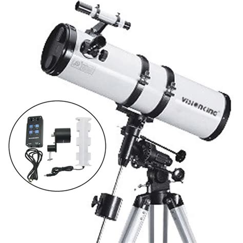 Visionking 5.9 In 150 750 Newtonian Telescope Equatorial Mount Reflector Astronomical Telescope ...