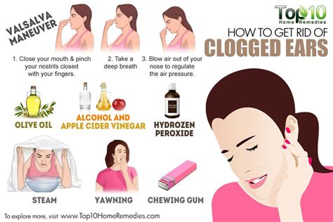 How to Get Rid of Clogged Ears | Top 10 Home Remedies