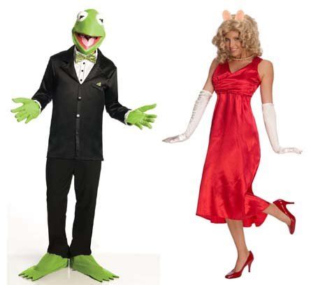 Kermit and Miss Piggy Halloween Costumes for Everyone