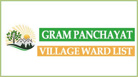 Gram Panchayat Ward List 2025 PDF | Ward / Constituency Wise Village Panchayat