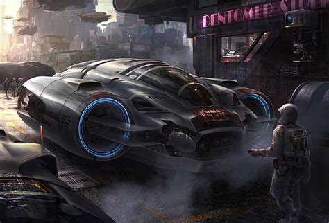 Free download | HD wallpaper: artwork, science fiction, concept art, mode of transportation ...