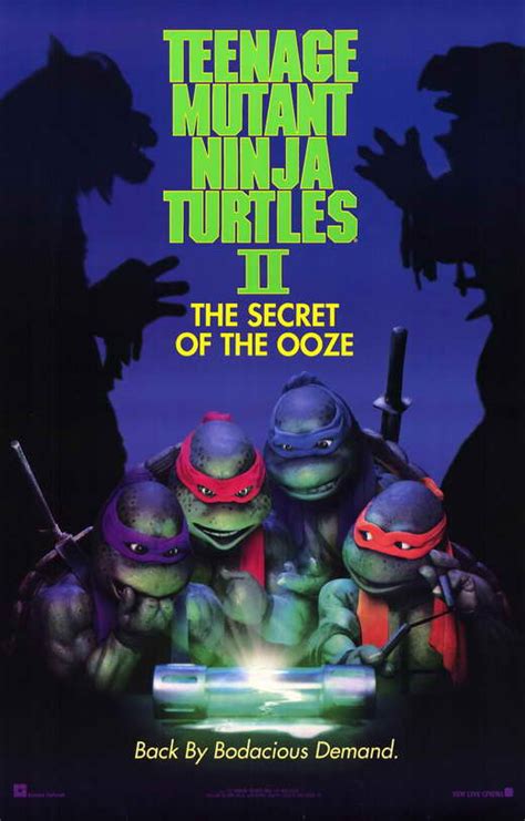 Teenage Mutant Ninja Turtles 2: The Secret of the Ooze Movie Posters ...