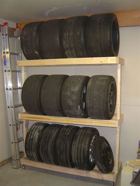 How to Build a Tire Rack | Diy garage storage, Tire storage, Garage ...