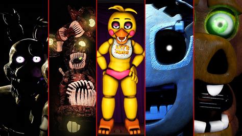 5 FNAF Fan Games - YouTube