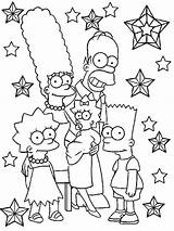 The Simpsons Coloring Pages sketch template