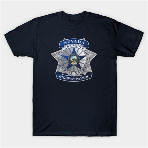 Nevada Highway Patrol Badge Crest Logo - Nevada Highway Patrol - T-Shirt | TeePublic