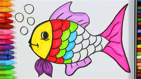 Fish Drawing For Kids