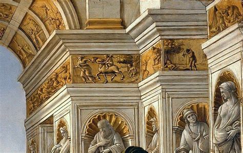 1494.Sandro Botticelli. Calumny of Apelles.Detail. tempera on panel.62×91 cm.Uffizi Gallery ...