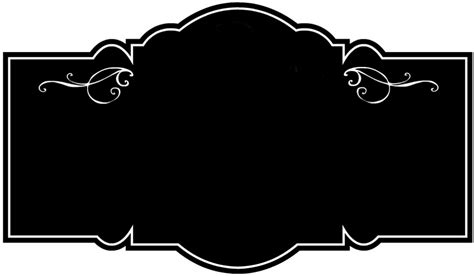 street sign blank template black - Clip Art Library