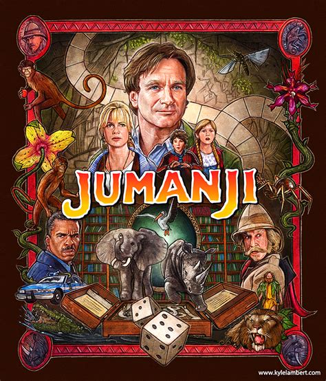 Kyle Lambert - Jumanji - Blu-ray / 4k Cover Art