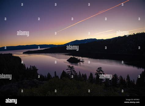 Sunrise in Emerald Bay, Lake Tahoe Stock Photo - Alamy