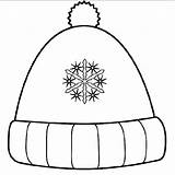 Winter Hat Coloring Pages  sketch template