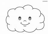 Clouds coloring Pages » Free & Printable Cloud Coloring Sheets sketch template