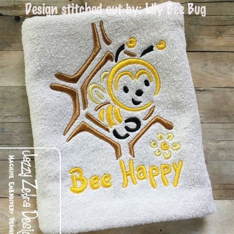 Bee Embroidery - Etsy