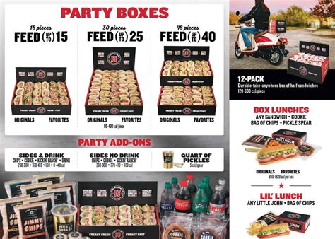 Jimmy Johns Catering Menu and Prices » Recipefairy.com