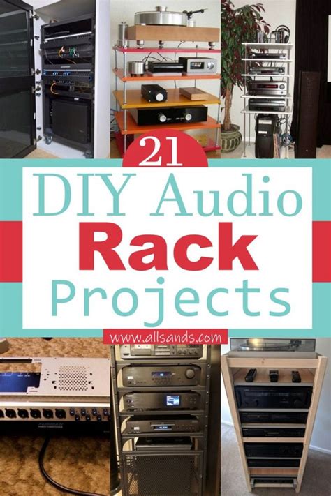 21 DIY Audio Rack Plans For Stereo Room - All Sands